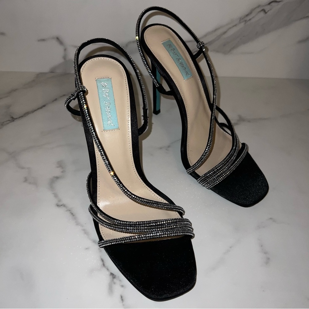 Betsey Johnson Satin Heels